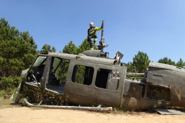 Crashed Helicopter