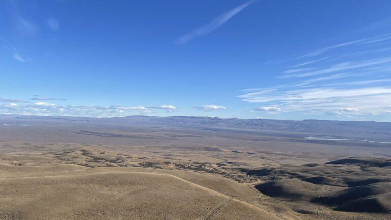 Riding South, into a wilderness and the desert